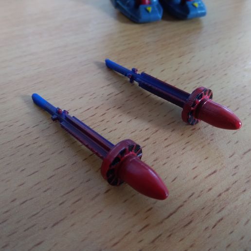 Exo Squad Aerial Attack Missile 3D model