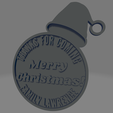 Lawrence.png 'Merry Christmas' Keychain - Lawrence Family Edition, Perfect Holiday Gift!