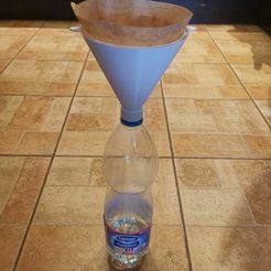 IMG_20210213_134245.jpg Free STL file IPA Recyling Funnel with screw on thread for typical bottles・Template to download and 3D print