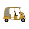 9fe0037b-b188-4069-ad7a-c9f61245fba3.png Yellow Tuk-Tuk/ Auto Rickshaw with Movements Version 2