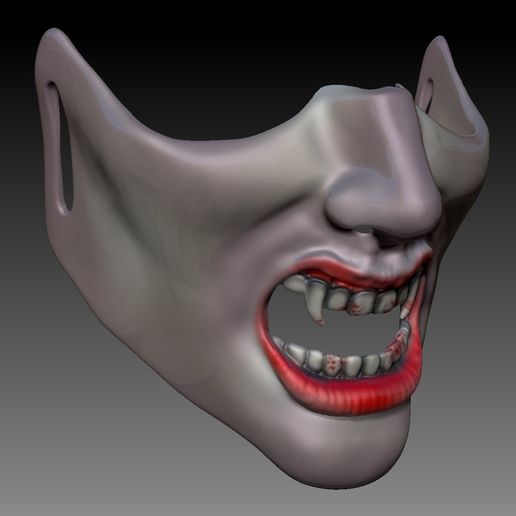 Vamp3b.jpg STL file Vamp Mask・Model to download and 3D print, 3rdesignworks