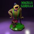 Magilla_1.jpg Download file Magilla Gorilla • Design to 3D print, ilustrartuel