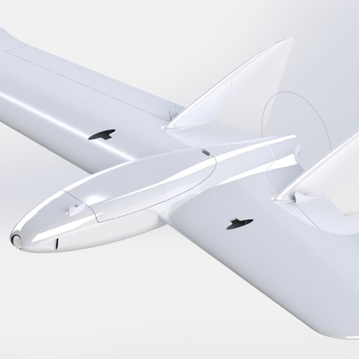 Gremlin 640mm FPV Plank 3D model