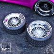 a4.jpg RWB BBS style Wheel and Tire FRONT and REAR for RC and diecast model  1/43 1/24 1/18