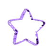 star 4in.stl 5 sizes - Classic Star Cookie Cutter for Space Sets and More - SHARP cutting edges!