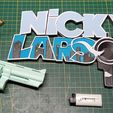 Nicky-larson-print.jpg City Hunter Nicky Larson - Multi-colors logo