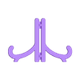 Folding Plate Display Stand.stl Plate display Stand