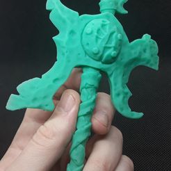 1.jpg STL file Brute poleaxe・3D print design to download