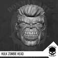 13.png Hulk Zombie head for 6 inch Action Figures