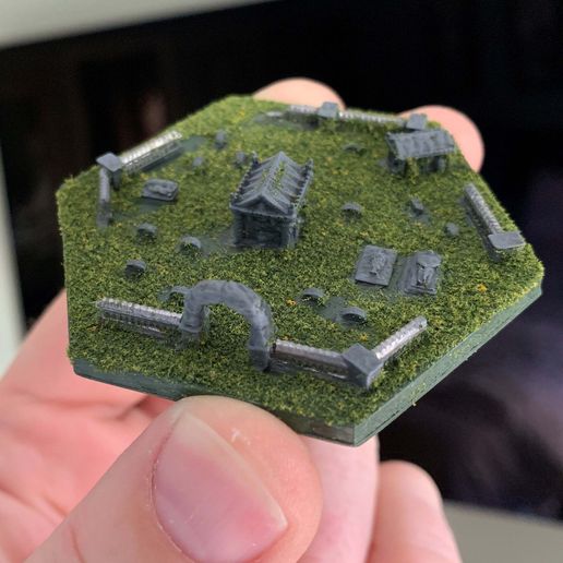 ⛪ Wargaming Hex Tiles / Mighty Empires - Church / Graveyard・Free