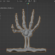 Skull_hand_Stats_.png Skeleton Hand Spooky Bony Hand / Halloween Ornament 🦴