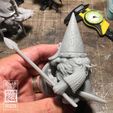 Photo-Apr-16,-5-22-59-PM.jpg Gonk Gnome Warrior with Spear, Fantasy Tabletop RPG Miniature or Figurine