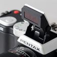 P13_4473.jpg Free STL file Flash Filter Cover (Pentax K-01)・3D printing idea to download