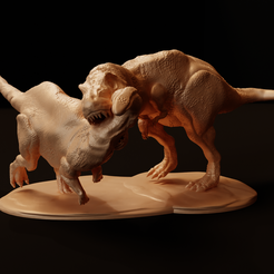 2a.png Tyrannosaurus eats parasaurolophus STL