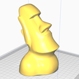 Moai.PNG STL-Datei Moai Brillenhalter - Remix kostenlos・Modell für 3D-Druck zum herunterladen, Thimira