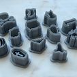 IMG_7279.jpg Halloween Bundle Polymer Clay Stud Cutter | 5 Sizes | Digital STL File | 3D Printing