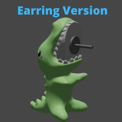 15.png The Scared Dino Earring
