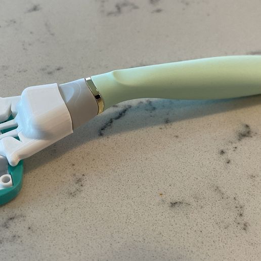 Free STL file Flamingo Razor to Schick Hydro Silk Razor Adaptor・3D
