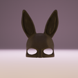 bunny-mask-stl-high-light.png Bunny mask , máscara conejo