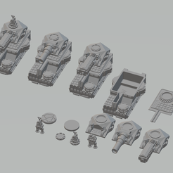 c1.png Datei STL FHW: Battle Force "Spendenaktion" Panzerset・Design für 3D-Drucker zum herunterladen