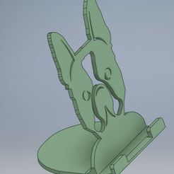 soportecel.jpg Archivo STL boston terrier soporte celular・Objeto imprimible en 3D para descargar