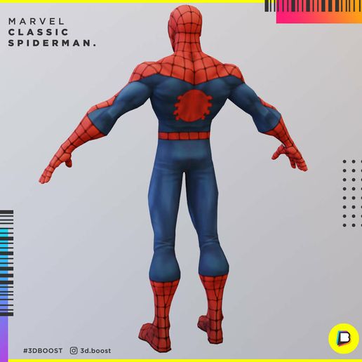 Download file Classic Spiderman - Marvel • 3D printing model ・ Cults