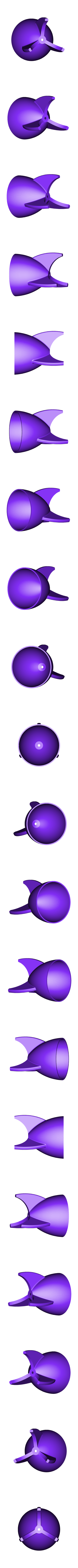 rocketplanter.stl Sembrador de cohetes retro / Taza para lápices