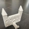 IMG_1458.jpg STL file Wall holder for school bags and backpacks・3D print design to download