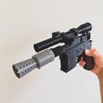 IMG_1484.JPG Han Solo's DL-44 Heavy Blaster Pistol - 3D Model kit