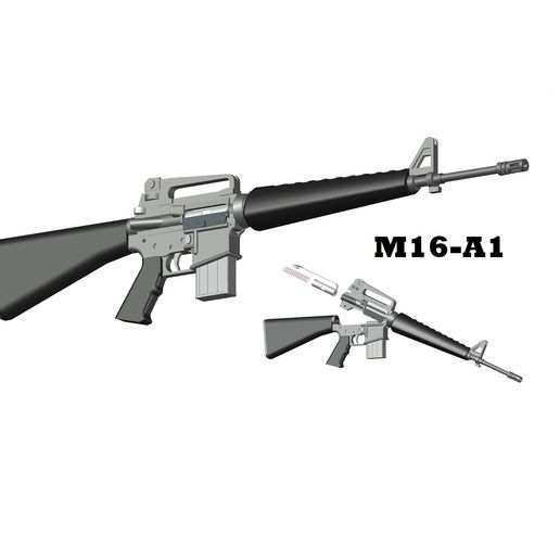 🔫 M16 A1 ASSAULT RİFLE・ STL File for 3D printing・Cults