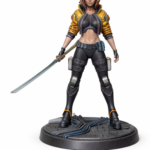 Neon Katana – Cyberpunk Street Samurai (High Detail)