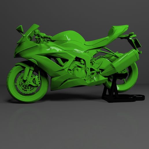 🥷 Kawasaki Ninja ZX-6R 636 2013-2018 Ready for Printing
