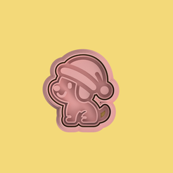 11.png CHRISTMAS CUTE DOG COOKIE CUTTER