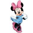 00.jpg Minnie mouse with flower. STL 3d printable