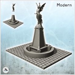1-PREM-A03.jpg Archivo STL Estatua urbana con ángel alado (3) - Segunda Guerra Mundial Segunda Guerra Mundial Campaña del Oeste EE.UU. Reino Unido Alemania・Diseño para descargar y imprimir en 3D