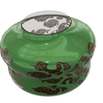 pot-vase-1001 v2-08.png vase cup pot jug vessel "spring chinese clouds" v1001 for 3d-print or cnc