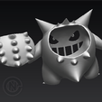 Rengar-sin-color-2-ecurso-3.png GENGAR LAMP OR CANDY DISH - LÁMPARA O CANASTA DE CARAMELOS - CANDY LAMP OR CANDY DISH - CANASTA DE CARAMELOS