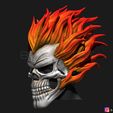 02.jpg Ghost Rider mask -Agents of SHIELD - Marvel comics 3D print model