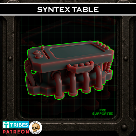 🎲 Synthex Table・ STL File for 3D printing・Cults