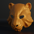 .10.png Tiger Cosplay Face Mask 3D print model