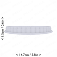 round_scalloped_135mm-cm-inch-side.png Round Scalloped Cookie Cutter 135mm