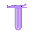 Crocomark.stl 3DMX / Crocmark (Bookmark)