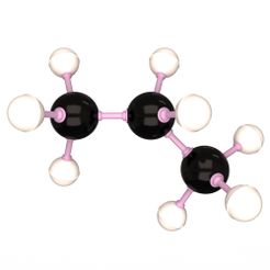 Propane-Molecule-1.jpg Archivo 3D Molécula de propano・Modelo imprimible en 3D para descargar