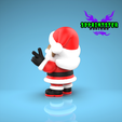 Santa-Clause-Peace-5.png Silly Santa Clause - Paz