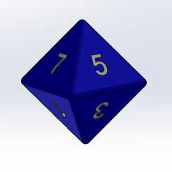 dé-8-faces-chiffres.PNG Free STL file 8-sided die・3D print model to download