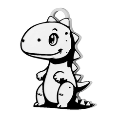 cute-dinosaur-5.png Файл STL Очаровательный брелок в виде динозавра・3D модель для печати скачать