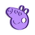 cara peppa cortante.stl Cookie cutter Peppa Pig face - Cookie cutter peppa pig face