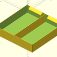 split_box_big_labels.png Modular Drawer Organizer Boxes (OpenSCAD)