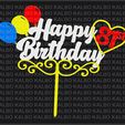 81st.jpg Happy 81st Birthday Cake Topper