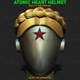 001_.jpg ATOMIC HEART HELMET - ROBOT TWINS HEAD COSPLAY